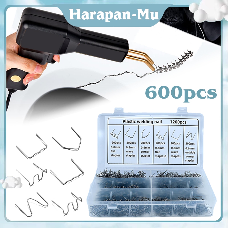 Kawat Las Plastik Bumper Isi 600 Kawat Las Tembak Plastik Refill Staples Welding Refill Las Plastik