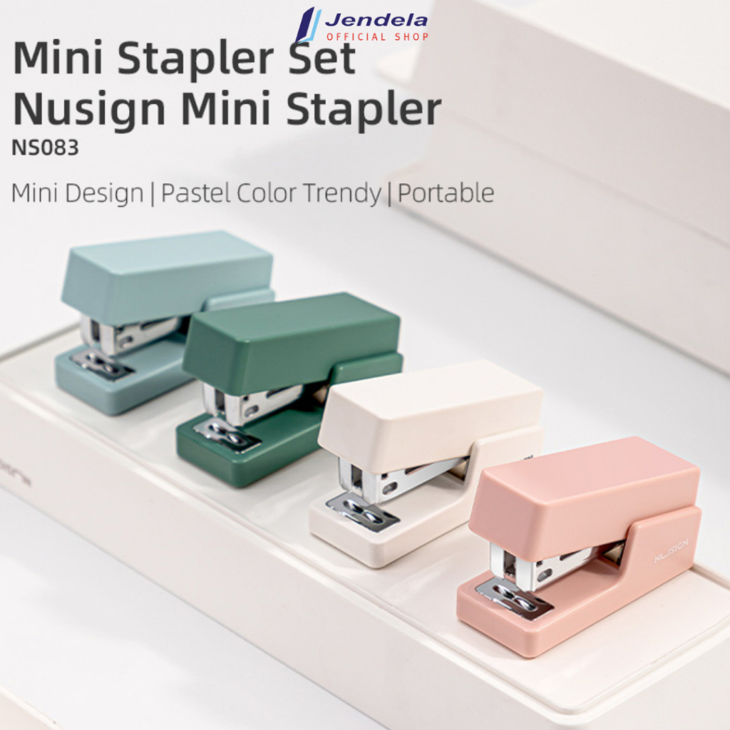 

Stapler Mini Deli Kapasitas Kertas 12 lembar 4 Warna Nusign Mini Stapler Free Refill Perlengkapan Sekolah & Kantor ATK NS083