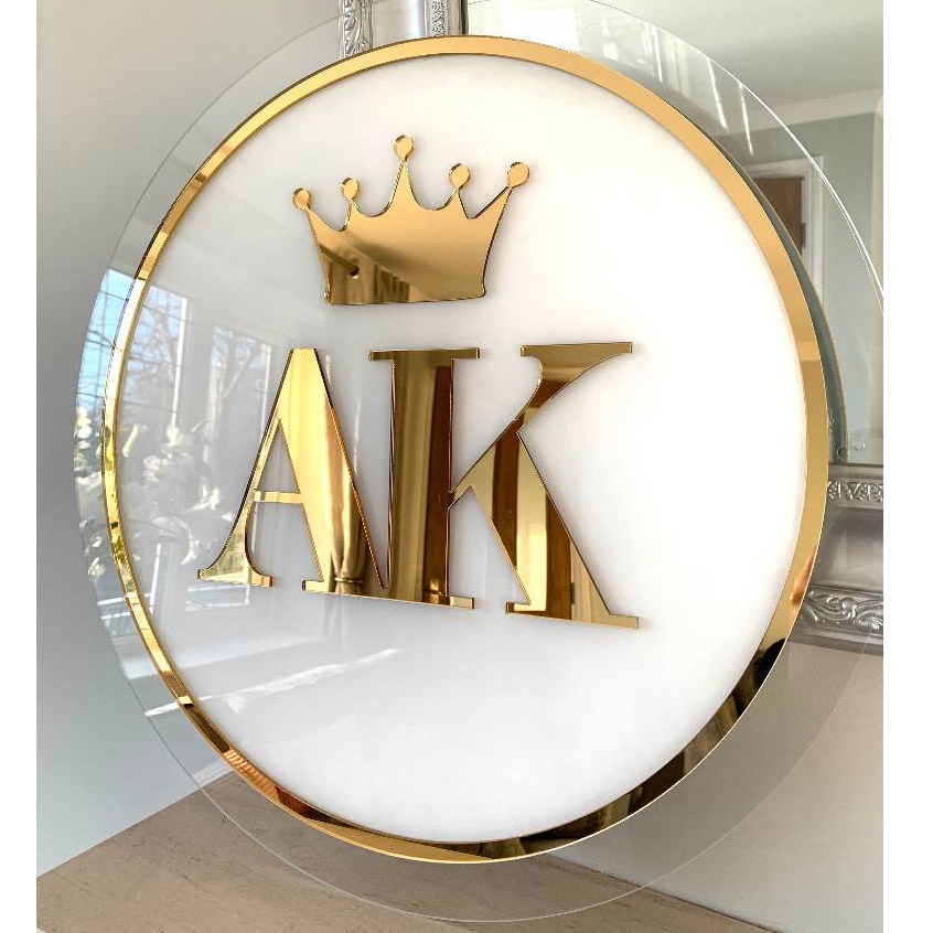 CUSTOM PAPAN LOGO BISNIS AKRILIK/ PAPAN LOGO USAHA/ PAPAN LOGO PERUSAHAAN