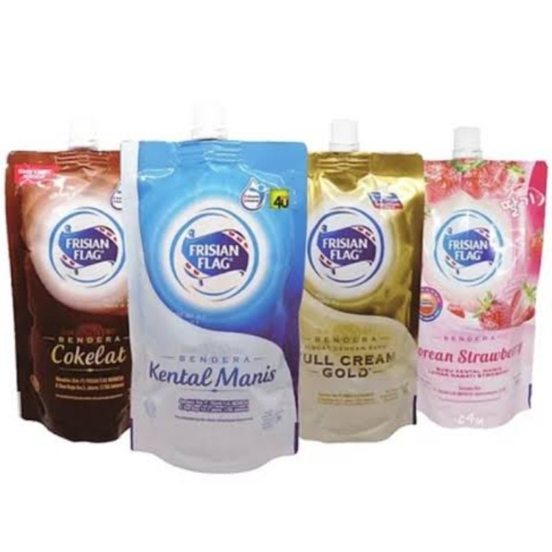 

Frisian Flag Susu Kental Manis Korean Strawberry 260ml/cokelat/fullcream gold/kental manis