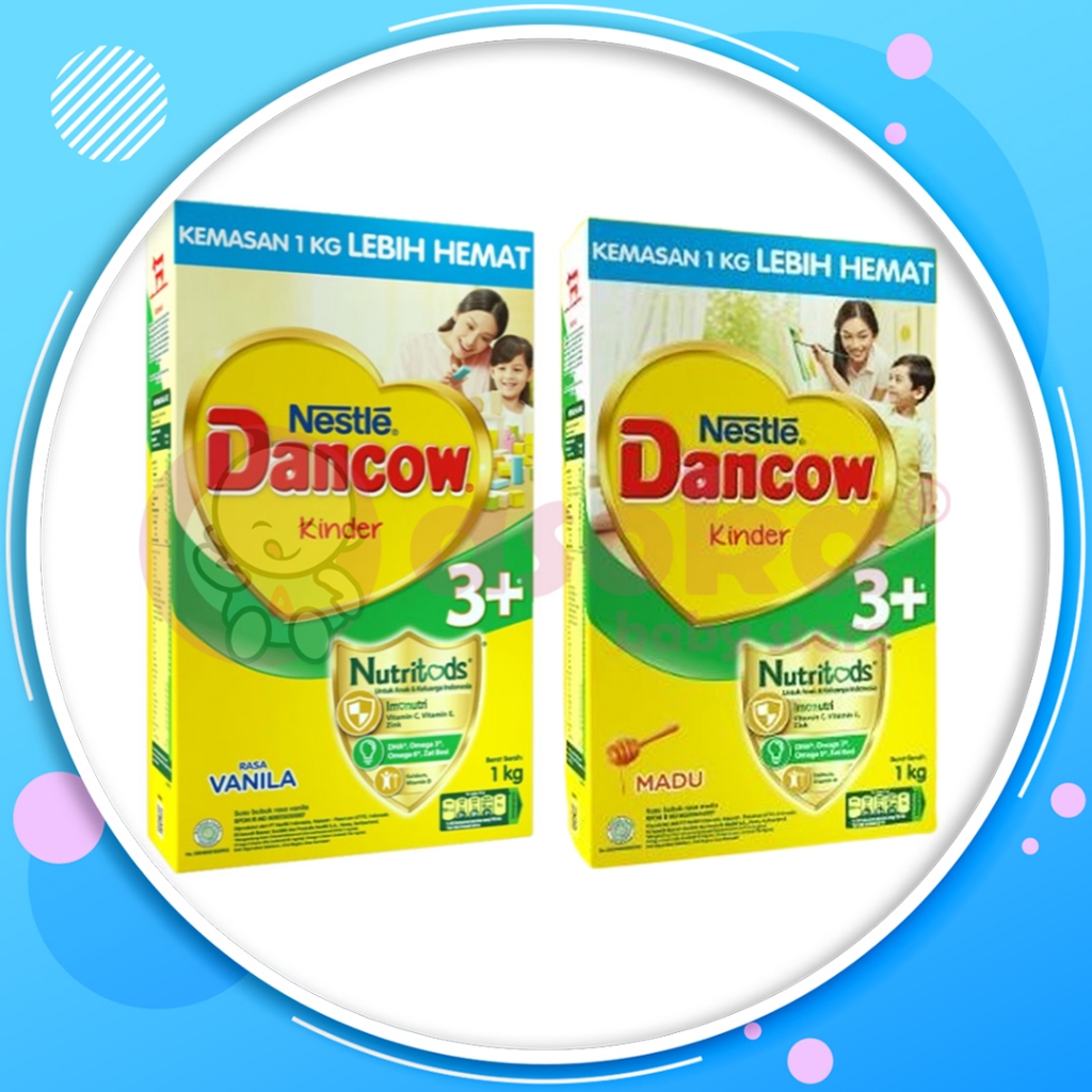 

Dancow 3+ 3-5 Tahun Box Rasa Vanila / Madu 1kg - Susu Pertumbuhan ASOKA