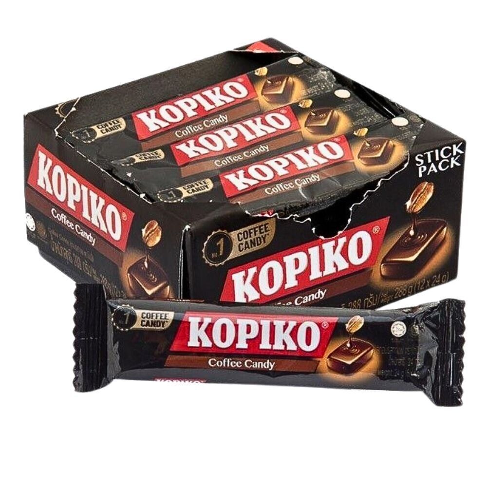 

PERMEN KOPIKO BLISTER BOX 12 X 12 PACK COFFEE CANDY 24 GRAM MAKANAN RINGAN CEMILAN ANAK GROSIR MURAH MAYORA SUGAR