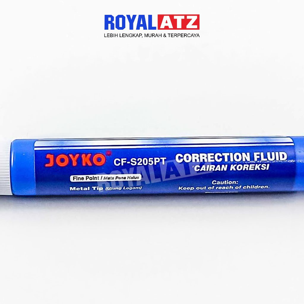 

Tip Ex Cair Joyko CF-S205PT / Correction Pen Fluid Ujung Besi