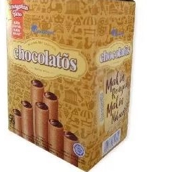 

CHOCOLATOS wafer roll / makanan ringan