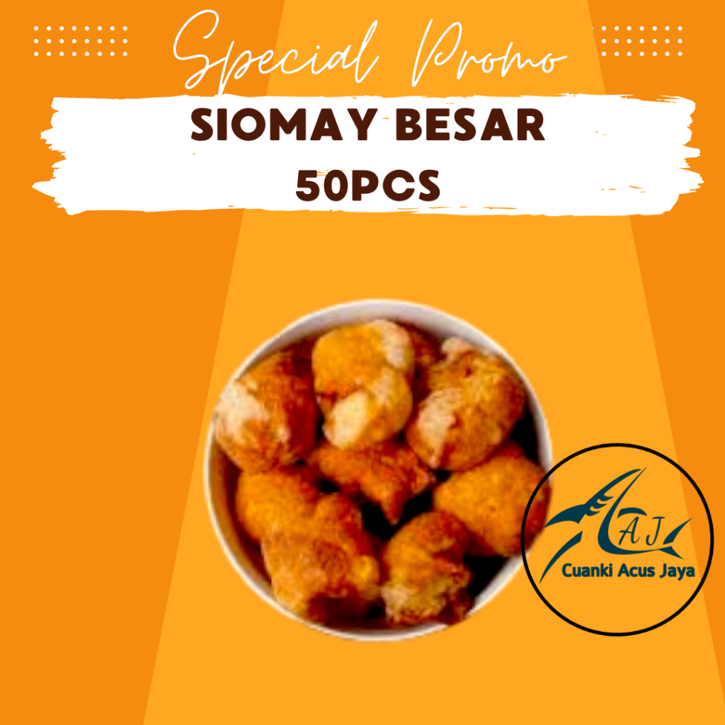 

Siomay besar kering isi 50pcs toping seblak boci