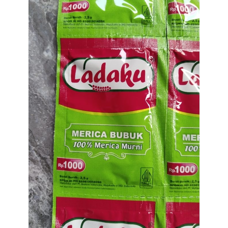 

Ladaku merica bubuk isi 12 sachet