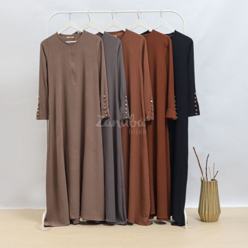 Crinkle Zirru 2 Dress By Zanuba (Gamis Only)