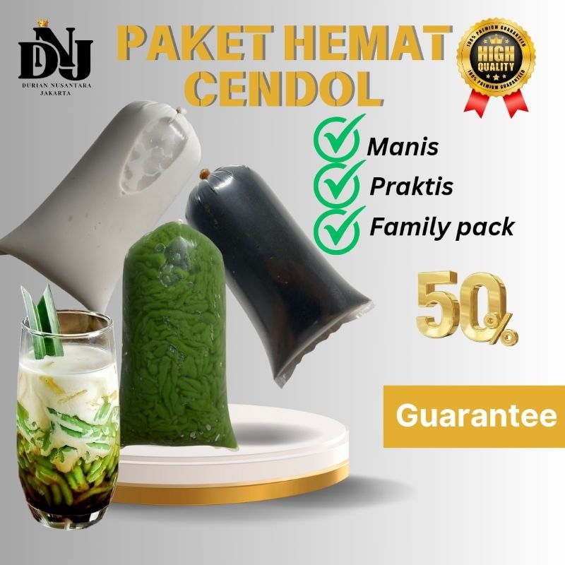 PAKET ES CENDOL DAWET ASLI DAUN SUJI