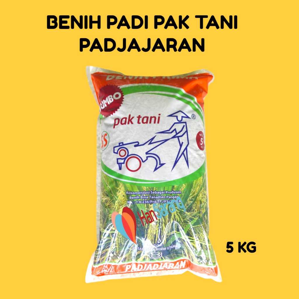 Benih Padi PADJAJARAN Saprotan Utama 5kg Pak TanI Pajajaran Bibit Jumbo Unggul