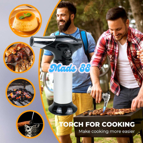 Korek Api Gas Butane Alat Pematik Nyala Api Daging BBQ Makanan Multifungsi