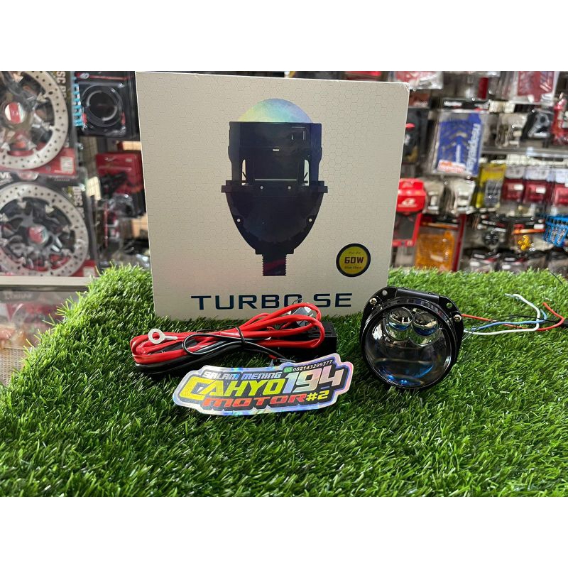 BILED AES TURBO SE DOUBLE LASER 60WATT 2,5INCH SET SEPASANG