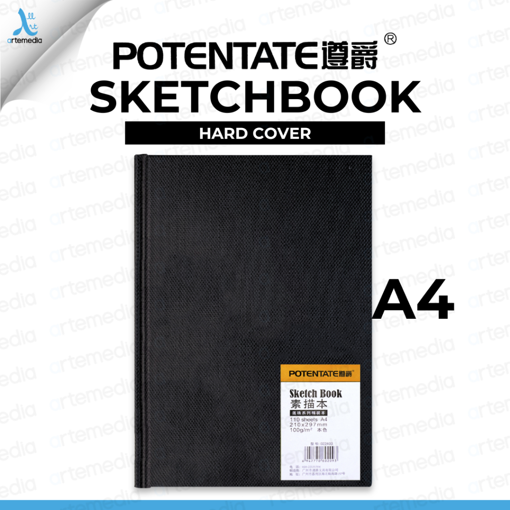 

Potentate Hard Cover A4 Stitch Bound Sketchbook
