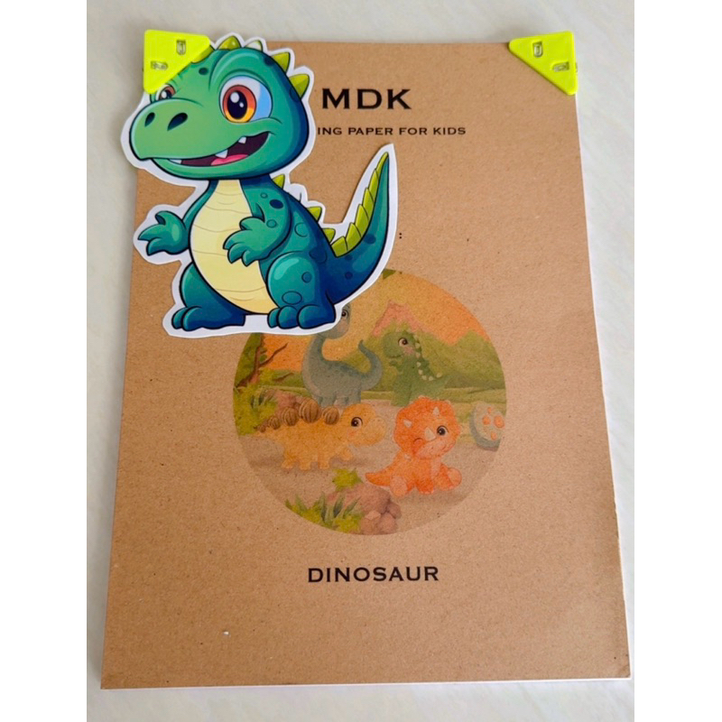 

MDK PAKET Kertas Mewarnai MANILA TEBAL tema DINO isi 15 lembar