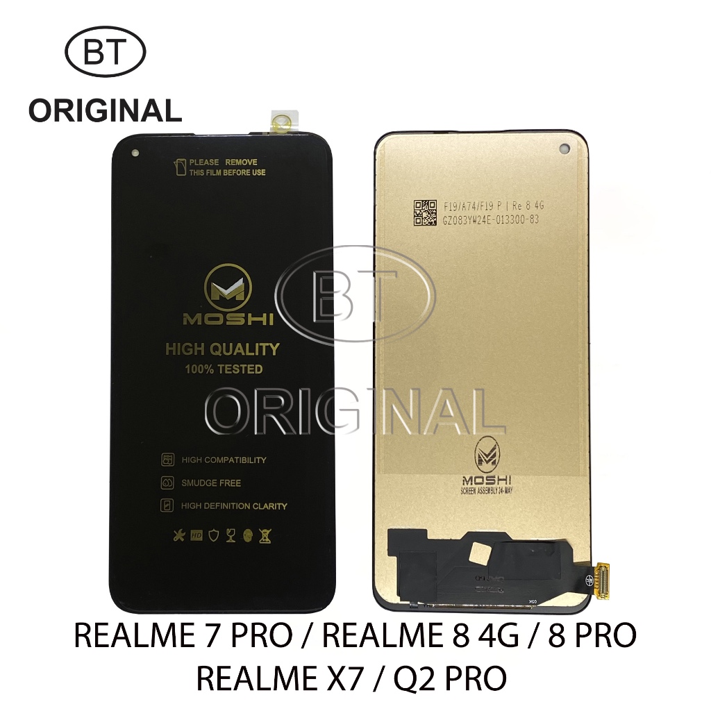 LCD REALME 7 PRO - REALME 8 4G - REALME 8 PRO - X7 - Q2 PRO - MOSHI ORIGINAL