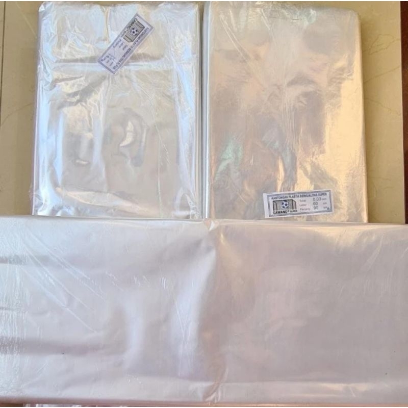 Plastik PP Potongan Lebar 60 cm, 60x90/60x100