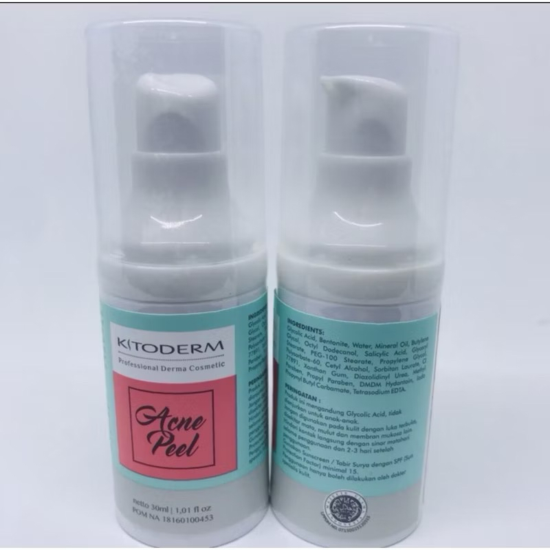 kitoderm acne peel/ peeling kulit berjerawat
