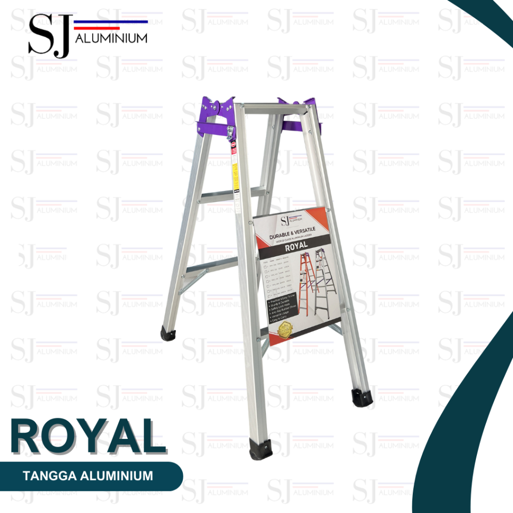 Tangga ROYAL - Tangga Aluminium - Tangga Lipat Aluminium Jumbo / Tangga Multifungsi / Tangga Dapur -