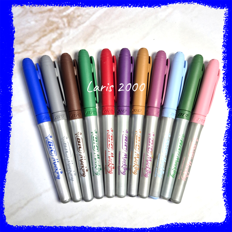 

(1 buah) Spidol Marker Warna BIC [OR]
