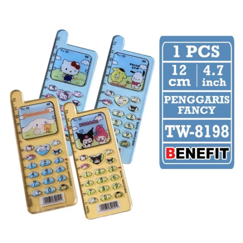 

Matris - Penggaris 12 Cm Karakter Sanrio Lucu / Garisan Akrilik Tebal / Ruler TW-8198