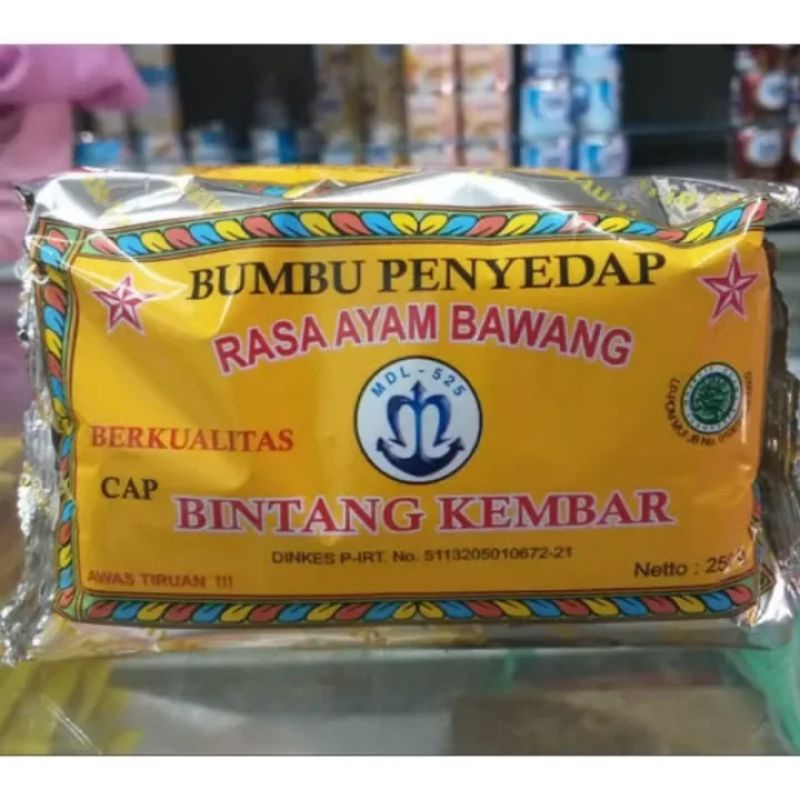 

Bintang Kembar Bumbu Tabur Rasa Ayam bawang 250gr
