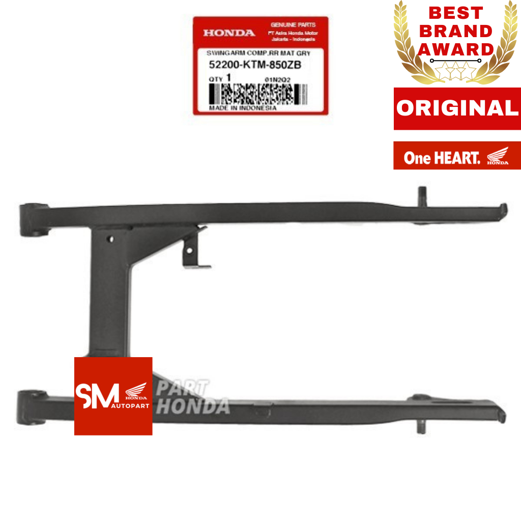 52200-KTM-850ZB Swingarm garpu belakang rem tromol Supra X 125 ori AHM