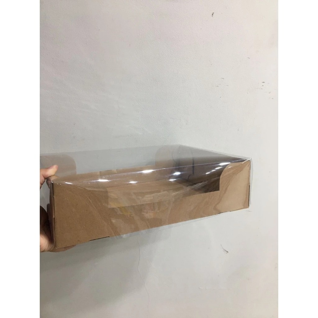 

[GROSIR] Box Kardus Mika/ Box Eflute tutup mika/ Box Kue/ Box Hantaran
