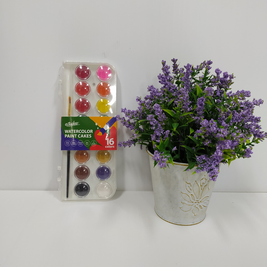 

GRAMEDIA KEDIRI - ESTUDEE WATERCOLOR CAKE 23MM SET 16