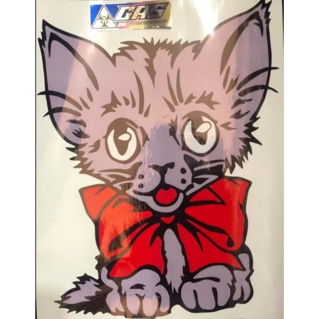 

STIKER VINYL GAMBAR ANAK KUCING UKURAN BESAR