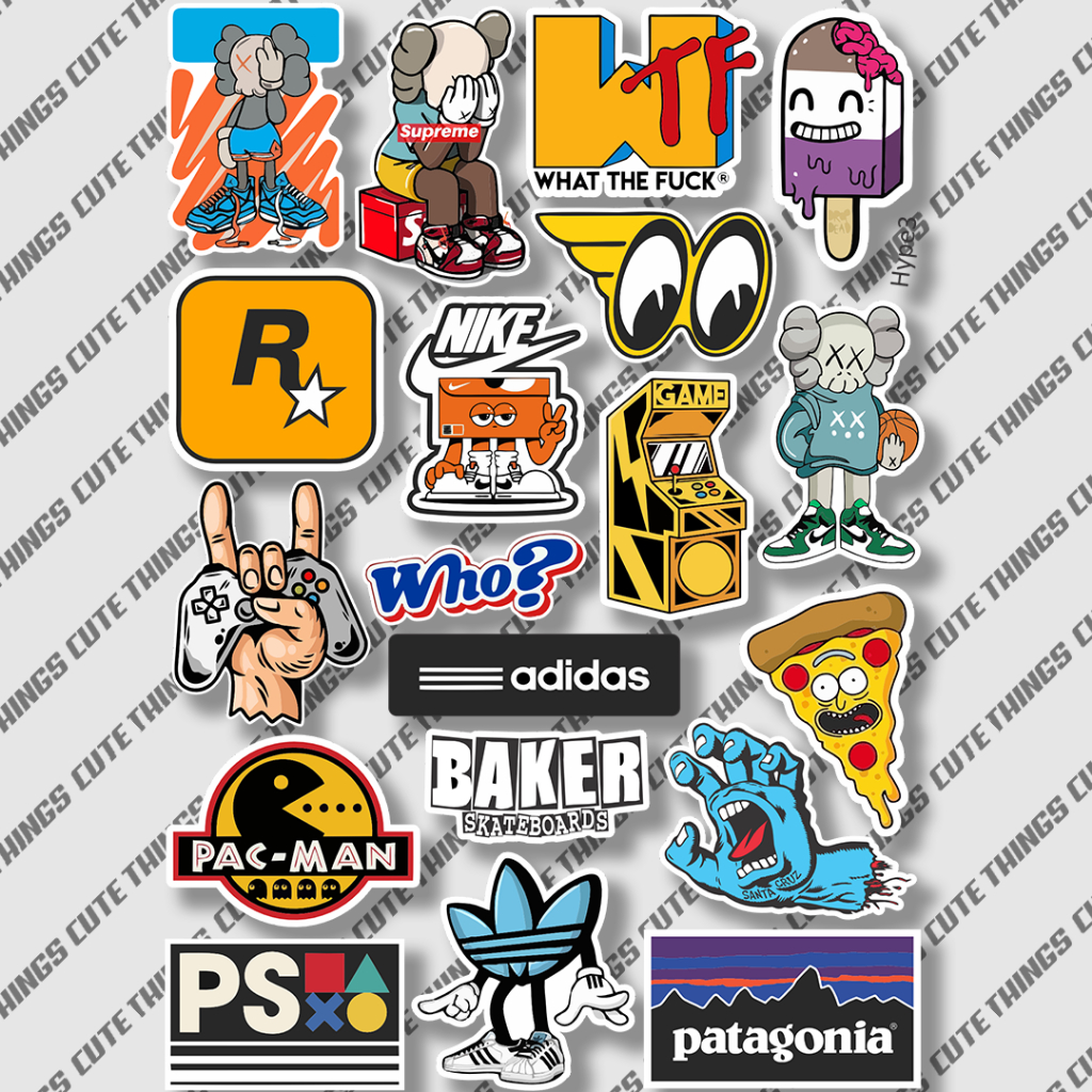 

Sticker case pack BW series 2| STIKER AESTHETIC LAPTOP, AKSESORIS HP, ANTI AIR, MOTIF,HELM,TUMBLER