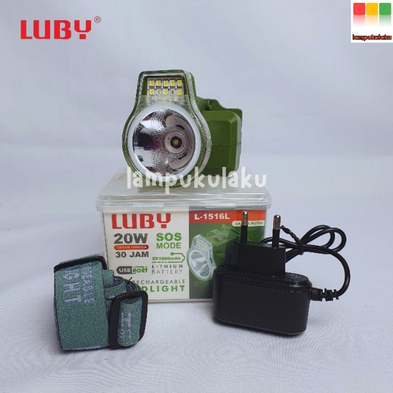 Senter Kepala Headlamp Luby L-1516L/L1516L/1516L