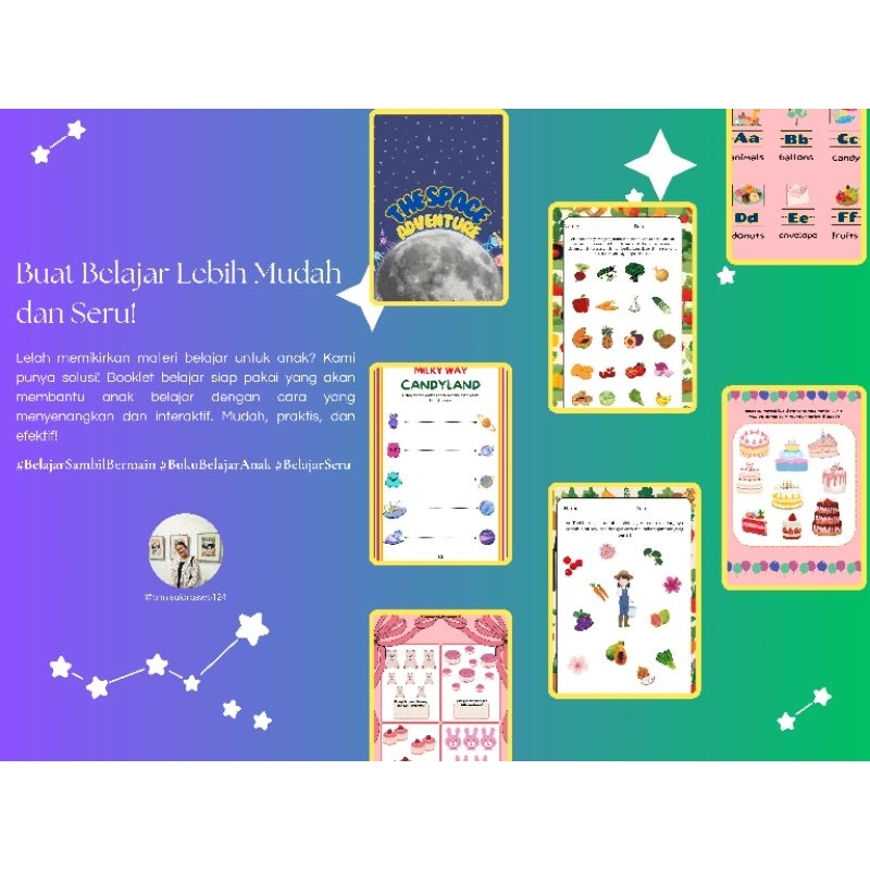 

Latihan/Worksheet Belajar Anak Murah dan Mudah