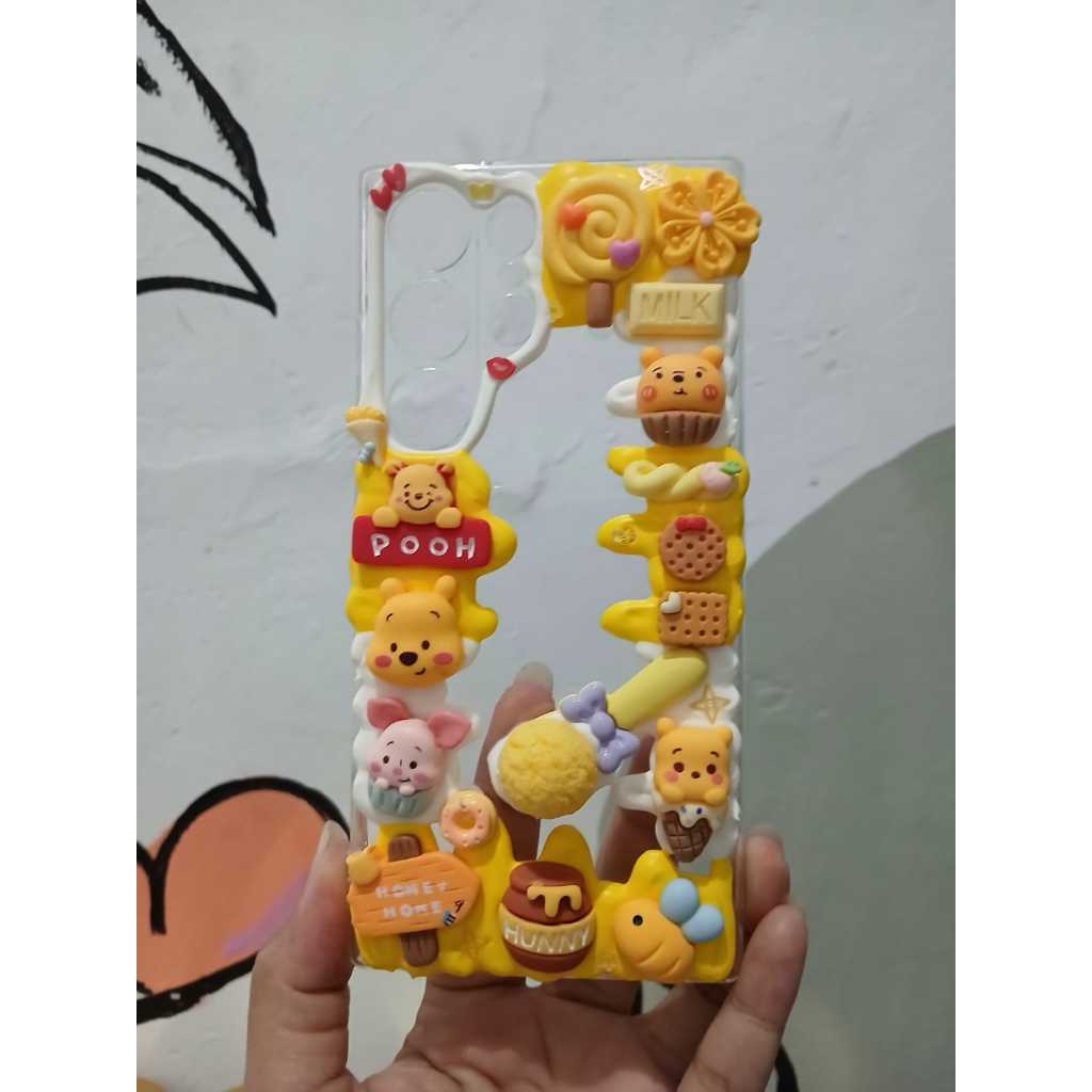 DIY PHONE CASE DECO CREAM WINNIE THE POOH