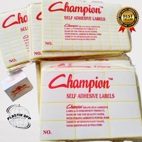 

Label Harga Champion No.104 / Label undangan / Tempelan harga / Label no 104/ stiker kertas Champion / Self Adhesive Labels
