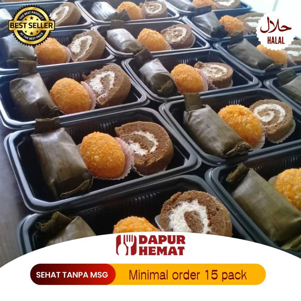 

Dapur Hemat - Kue Isi 3pcs Enak Lezat Murah Halal/Higenis Makanan Siap Saji Untuk Acara Sederhana