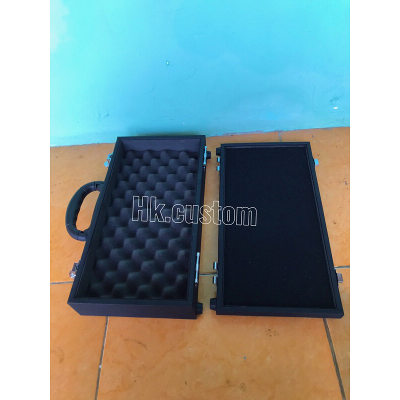 hardcase efek gitar pedalboard flat gitar dan bas