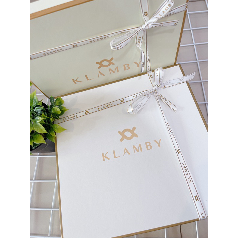 HIJAB KLAMBY POLOS PREMIUM BOX / HIJAB GIFT KLAMBY