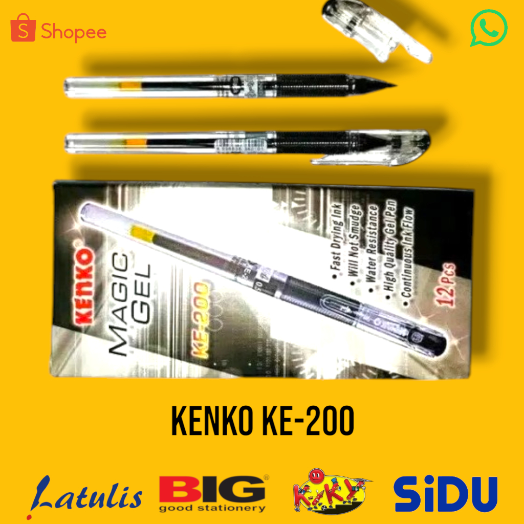 

Pulpen Kenko KE - 200 Magic Gell / (1pak/12pcs)