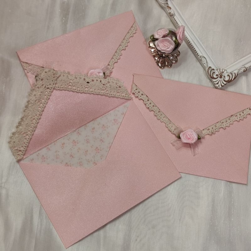 

Coquette Letter Envelope Amplop Coquette Letter Rose Cute Aesthetic Amplop Pink Handmade Envelope Aesthetic Motif Rose Acessories Dekorasi Hadiah Mini Envelope