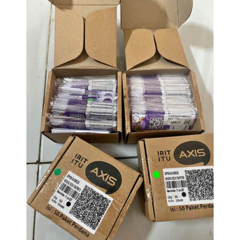 Kartu perdana Axis 1 BOX (50 pcs)