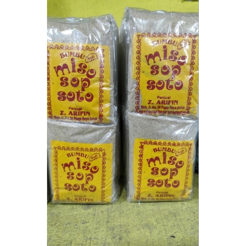 

Bumbu masak Pemasak sup miso soto halus 1kg khas padang