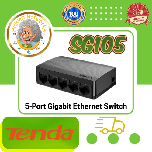 Tenda SG105 5-Port Gigabit Desktop Switch