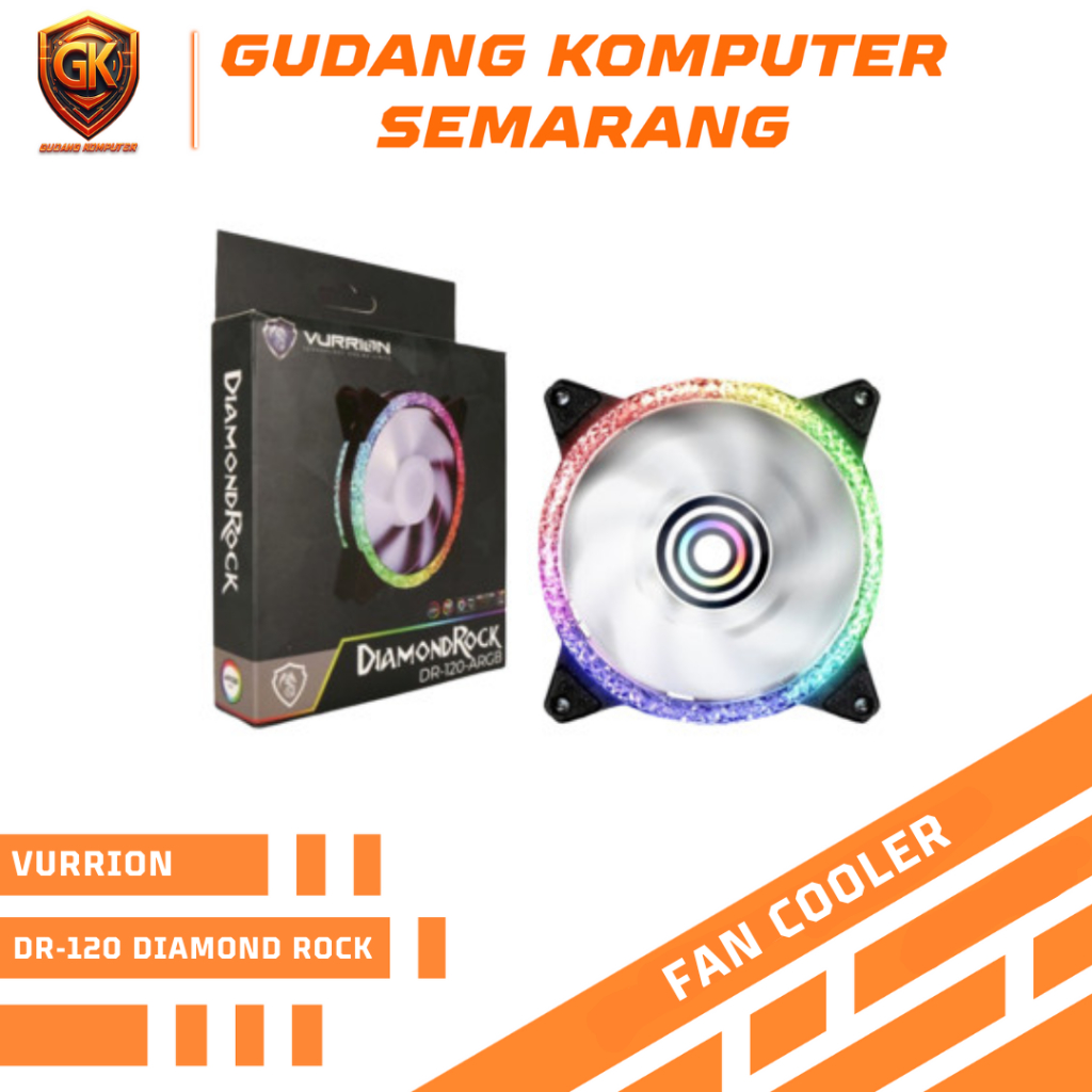 VURRION DR-120 ARGB DIAMOND ROCK 120mm - Case Fan