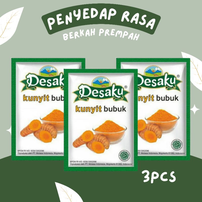 

Desaku kunyit bubuk 3pcs