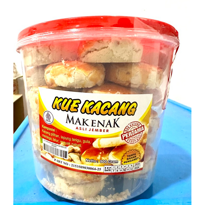 

KUE KACANG MAK ENAK 900gr