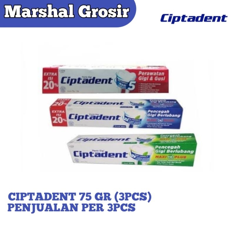 CIPTADENT 75 GRAM (3PCS)