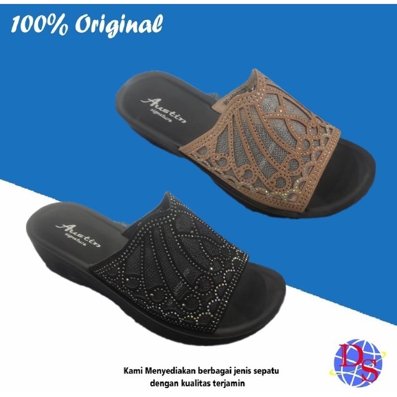 Sandal Wanita Austin S 969 Wedges Wanita Sandal Pesta Ringan Empuk