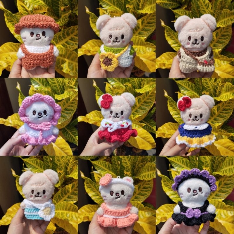 Crochet Clothes (baju rajut) kpop doll 10 cm skz nct enhypen txt zb1 day6 (BACA DESKRIPSI)