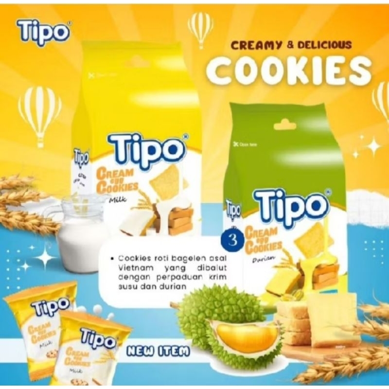 

Tipo Biscuit Cream Egg/ Biscuit Vietnam 135 gr per 1 pcs