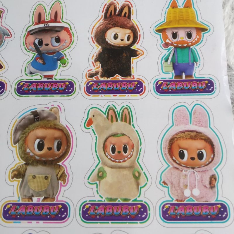 

Sticker LABUBU viral (ECER /SATUAN)