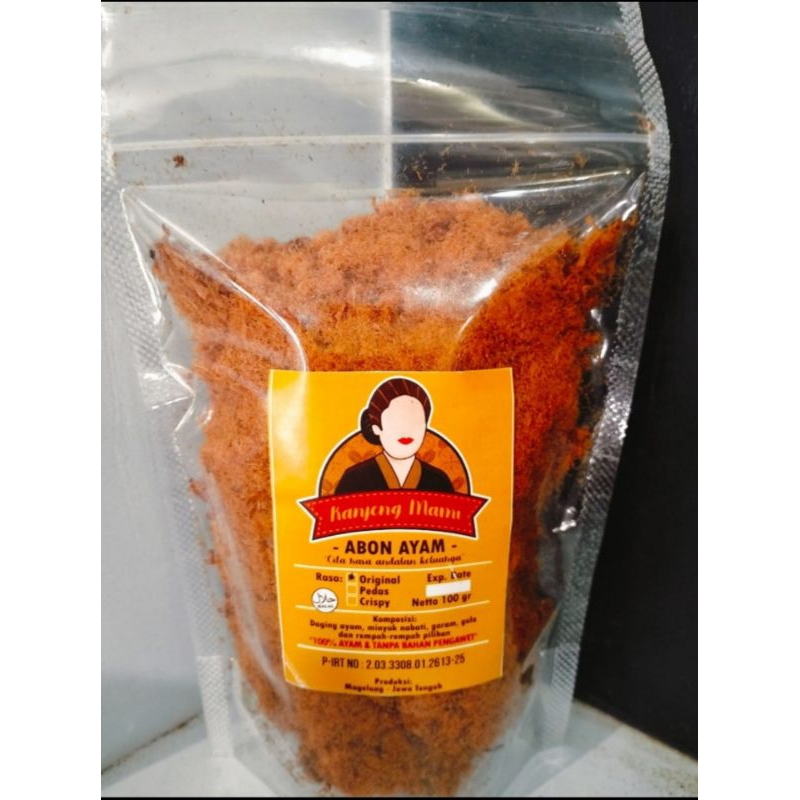 

Abon Ayam Kanjeng Mami 100gr